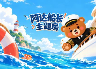 爱达&middot;花城号推出原创&ldquo;阿达船长&rdquo;亲子主题舱房